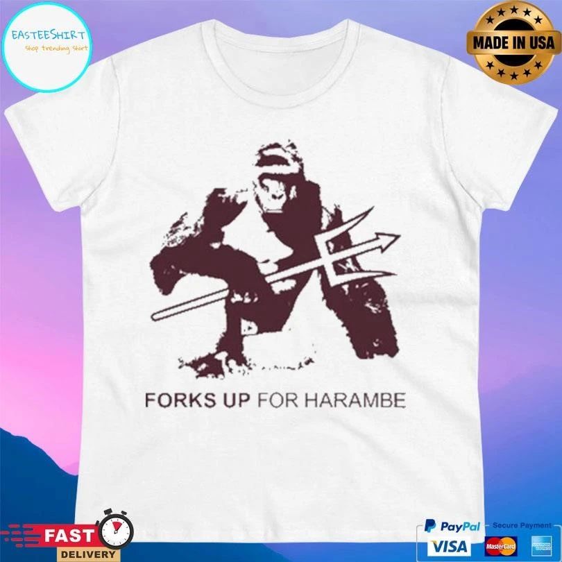 Arizona State Sun Devils Forks Up For Harambe T-shirts