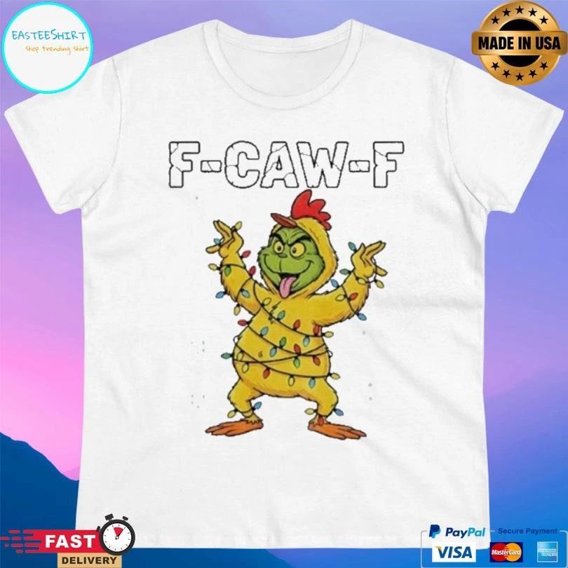 Grinch X Chicken F Caw F Snow Christmas 2025 T-shirts