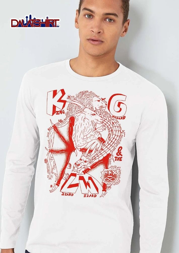 King Gizzard And The Lizard Wizard Kg Lw Line Art Chimera Dragon shirt