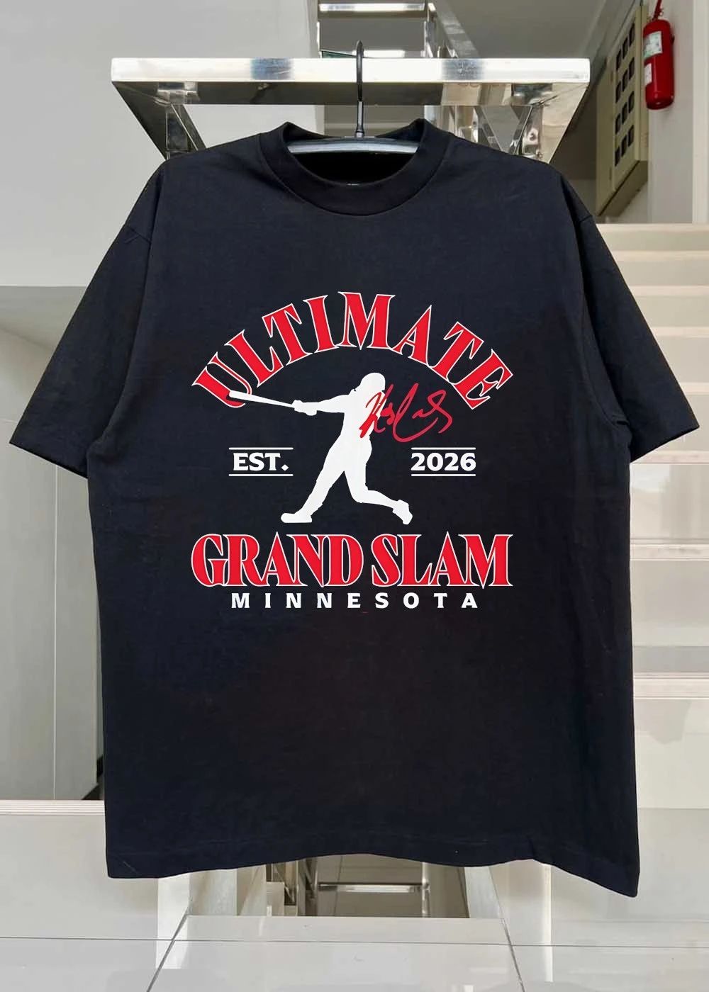 Est 2026 Ultimate Grand Slam Minnesota Softball Player Silhouette T-Shirt