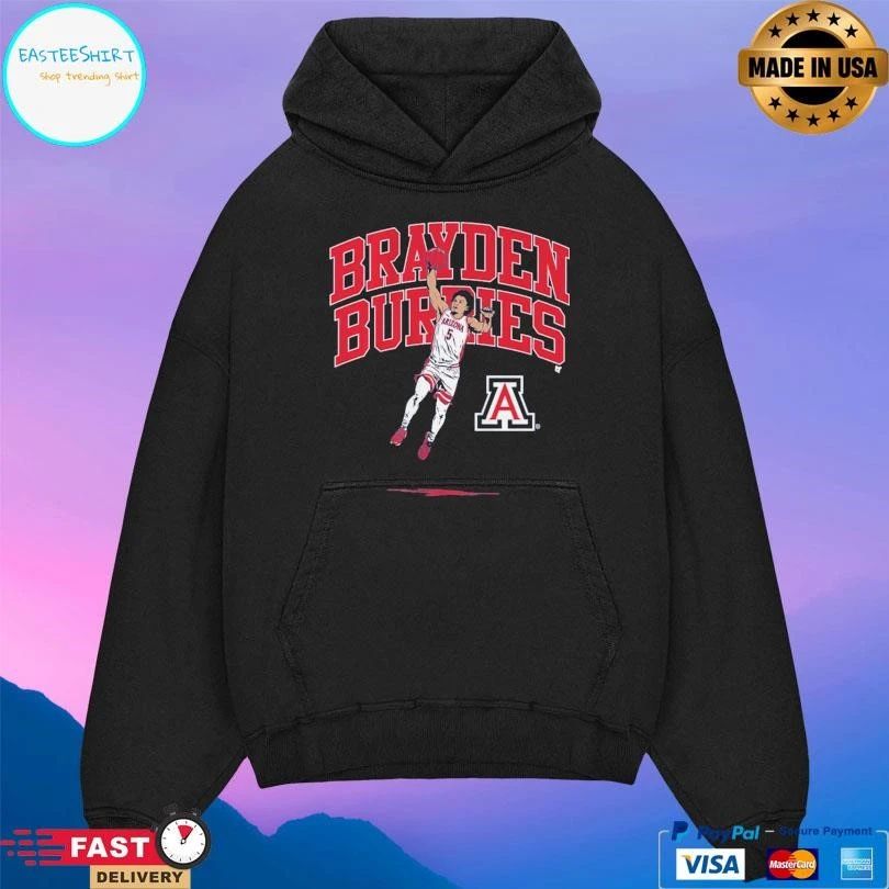 Arizona Wildcats Men’s Basketball Air Brayden Burries T-shirts
