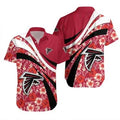 Atlanta Falcons Floral Wave Hawaiian Shirt