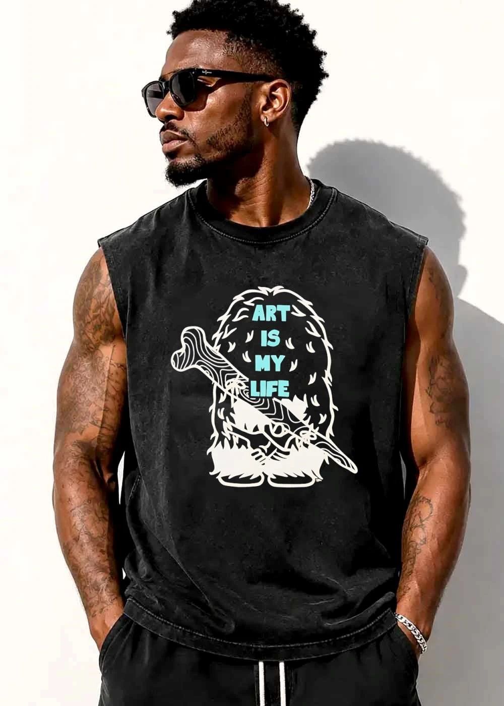 Art Is My Life Hairy Bigfoot Monster shirt