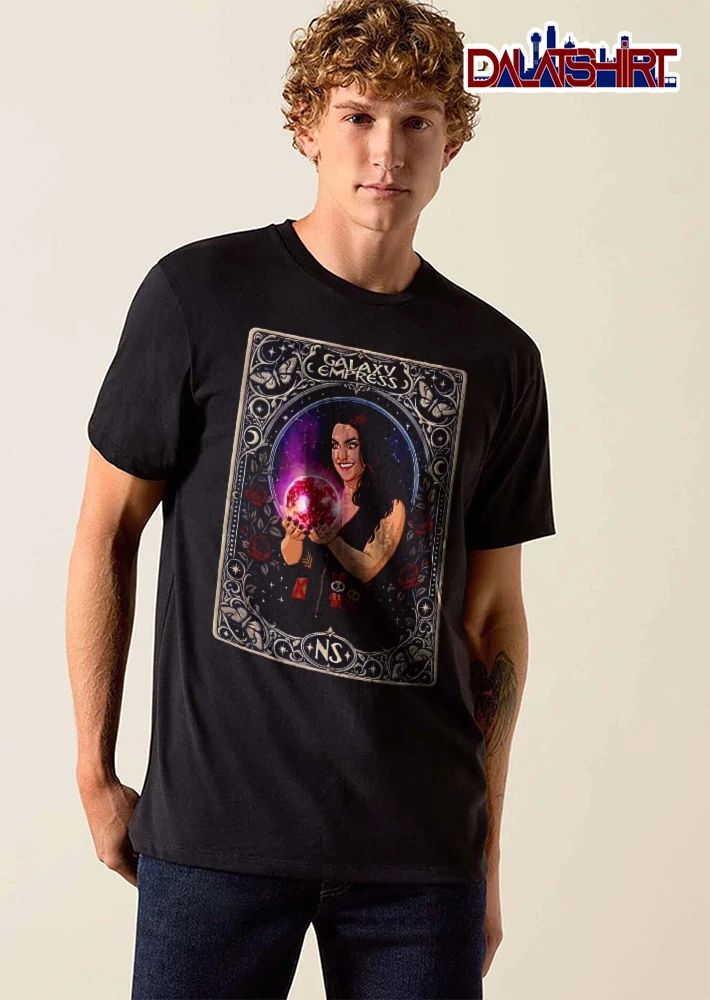 Galaxy Empress Ns Tarot Card Woman Glowing Crystal Ball shirt