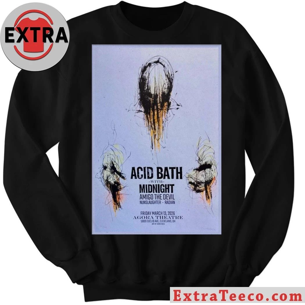 Original Cleveland, Ohio Poster Acid Bath Mar 13 2026 Shirt