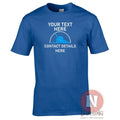 Lawn maintenance t-shirt personalised custom gardening landscape company tee