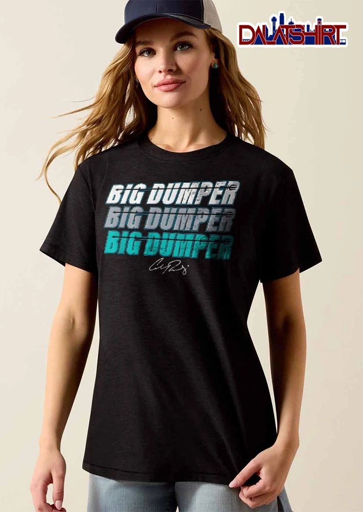 Seattle Mariners MLB Big Dumper Cal Raleigh Stacked Text Trident Spear Signature shirt