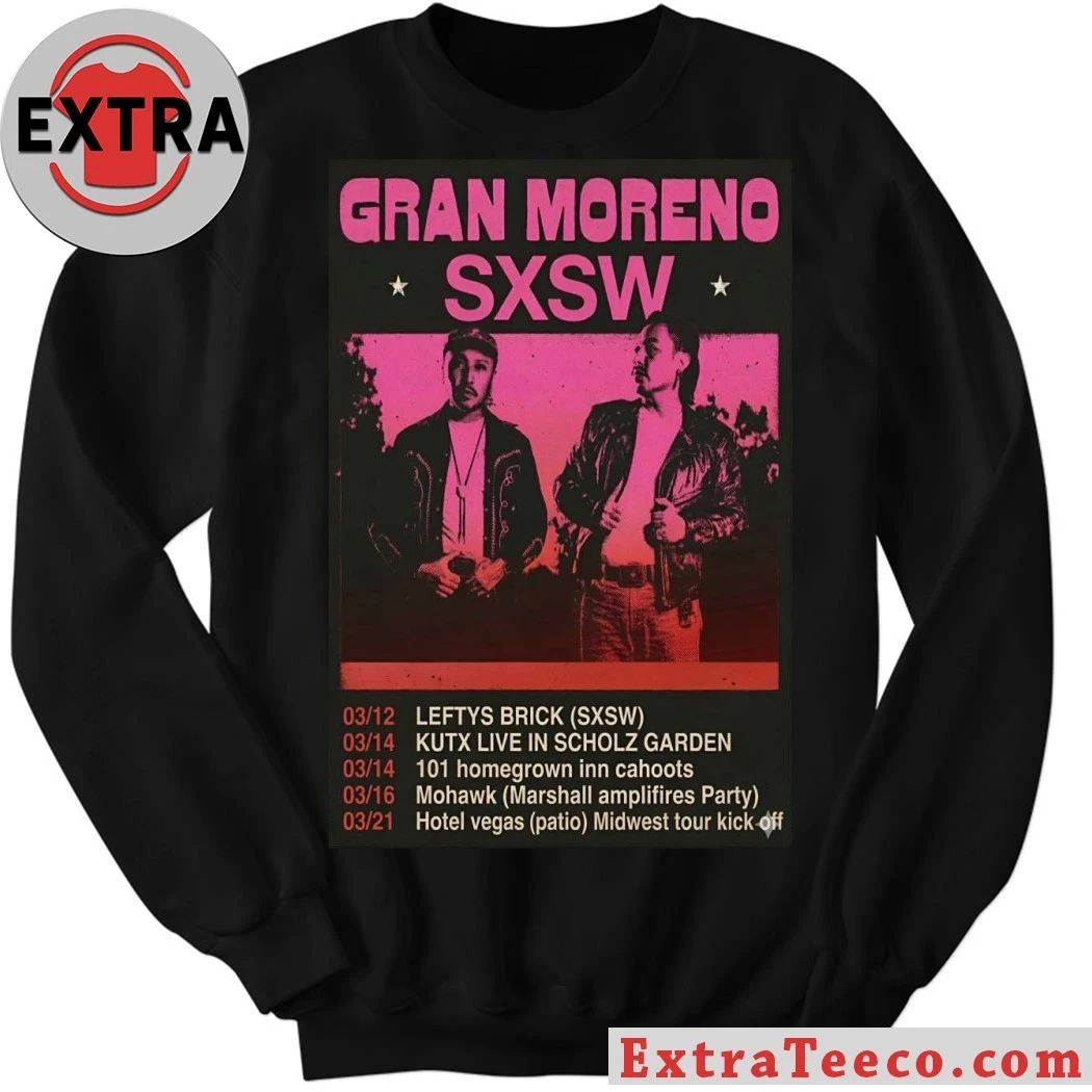 GRAN MORENO March 2026 Tour Poster Shirt
