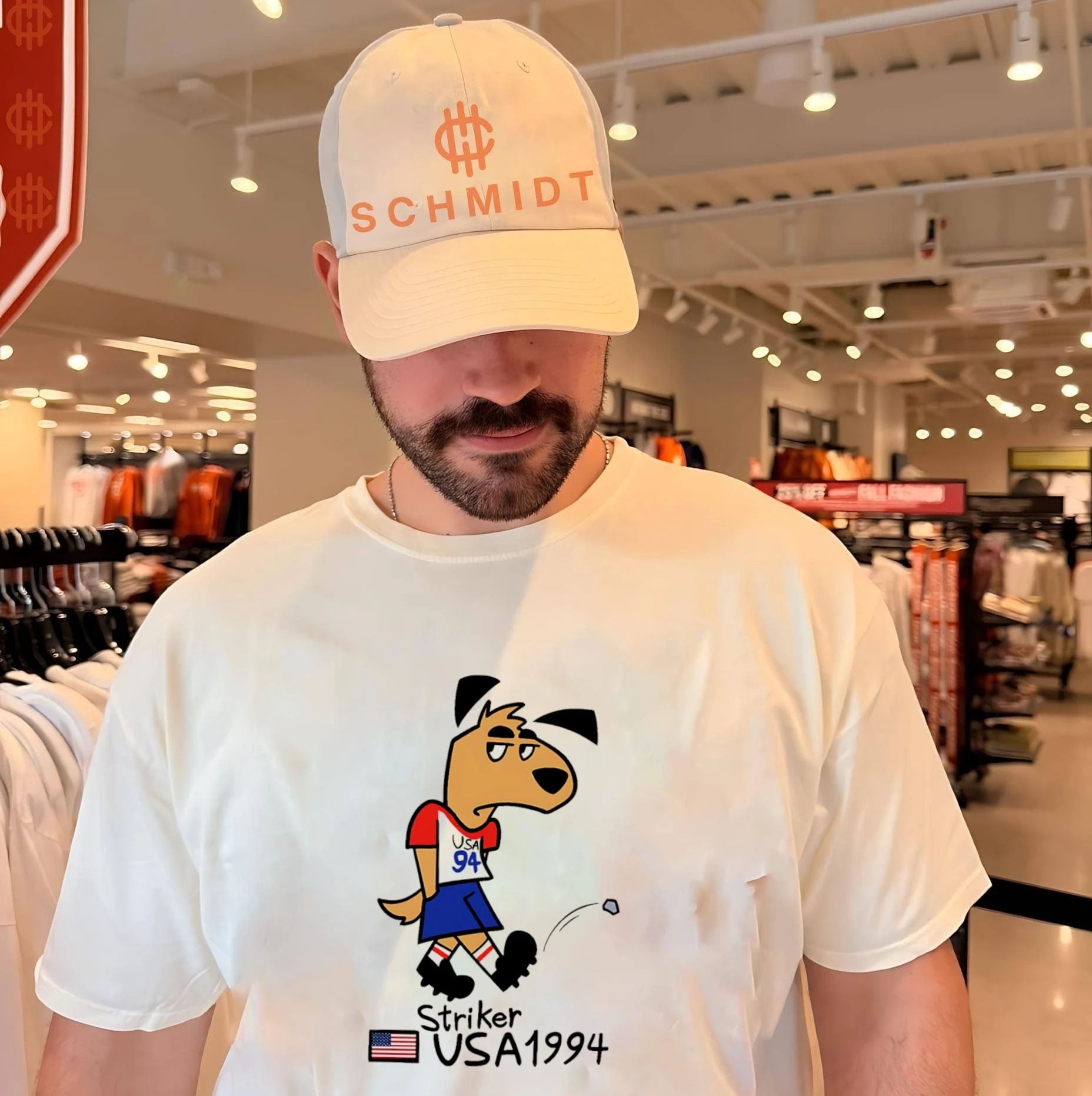 Striker USA soccer 1994 World Cup Mascot shirt