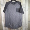Modern Culture Size XL Gray Short Sleeve Crewneck 1 Pocket T-Shirt