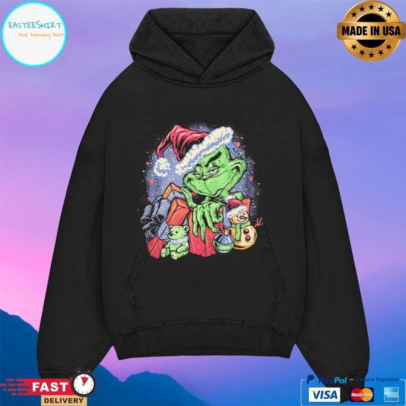 Grinch A Grumpy Present Christmas 2025 T-shirts