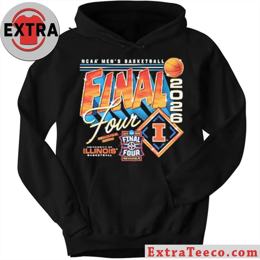 UIL M BLACK 2026 Men’s Basketball Final Four Logo T-Shirt- Top-Rated Gift for College Basketball Lovers
