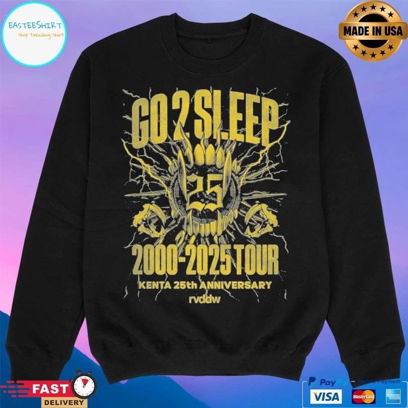 Go 2 Sleep 2000-2025 Tour Kenta 25th Anniversary T-shirts