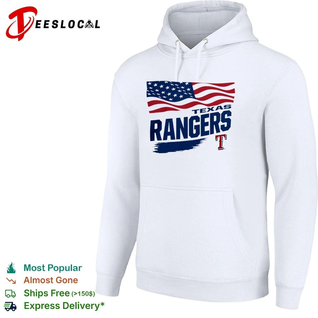Texas Rangers Waving Flag Texas Rangers Starter T-shirt
