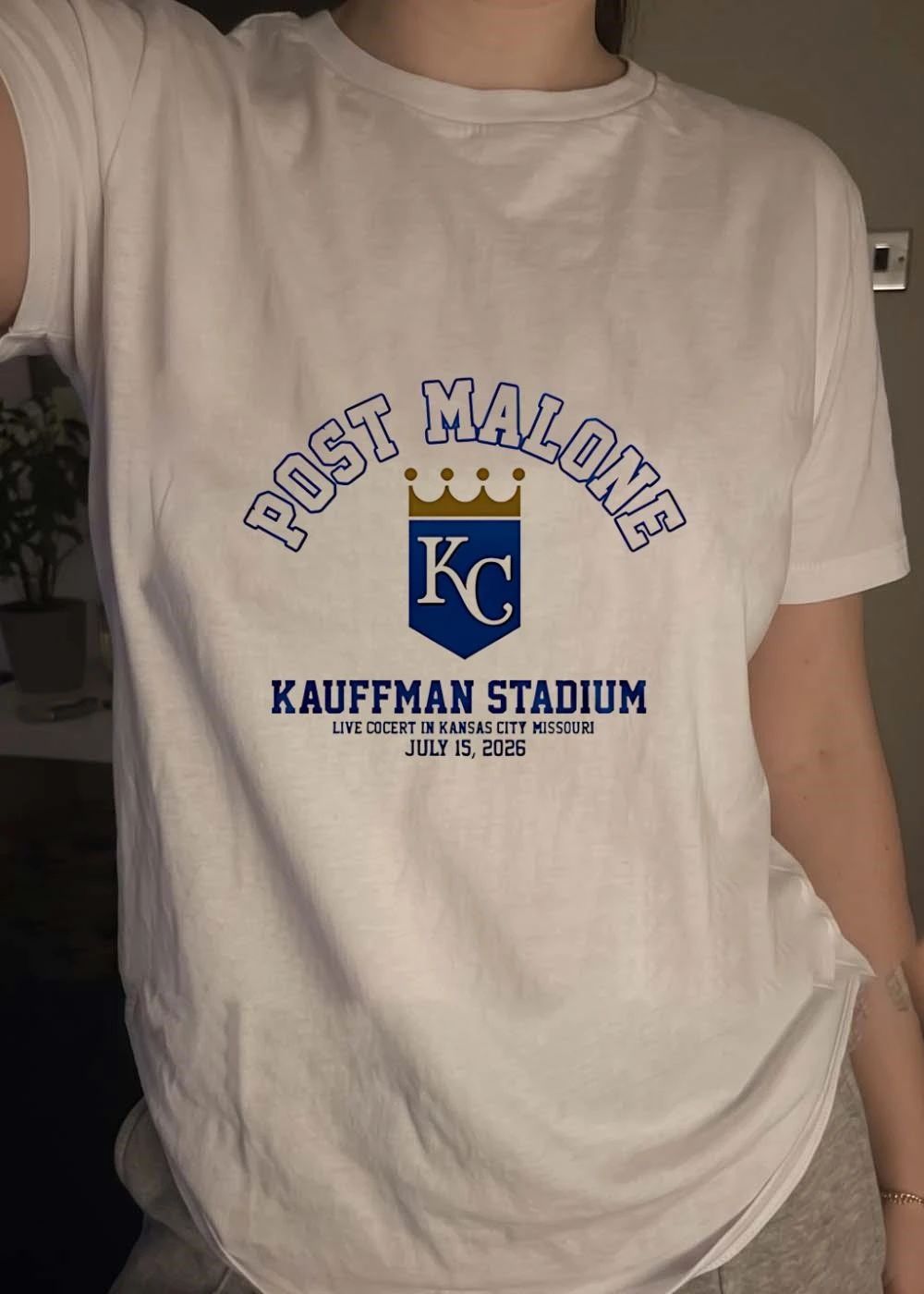 Post Malone Kansas City Concert Kauffman Stadium July 15 2026 KC T-Shirt