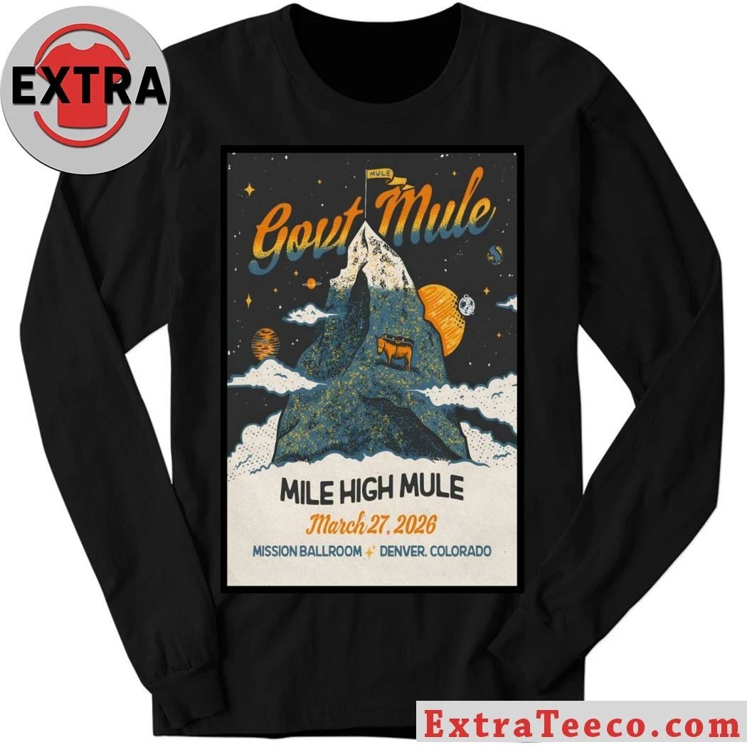Original Gov’t Mule Denver CO 3 27 2026 Poster Shirt