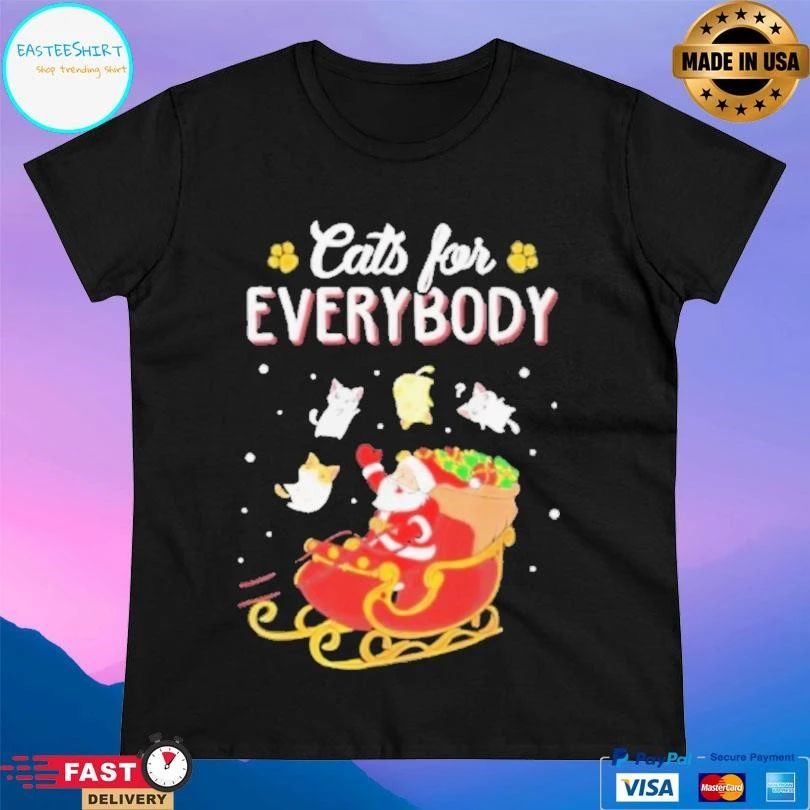Robert Halford Cats For Everybody Christmas T-shirts