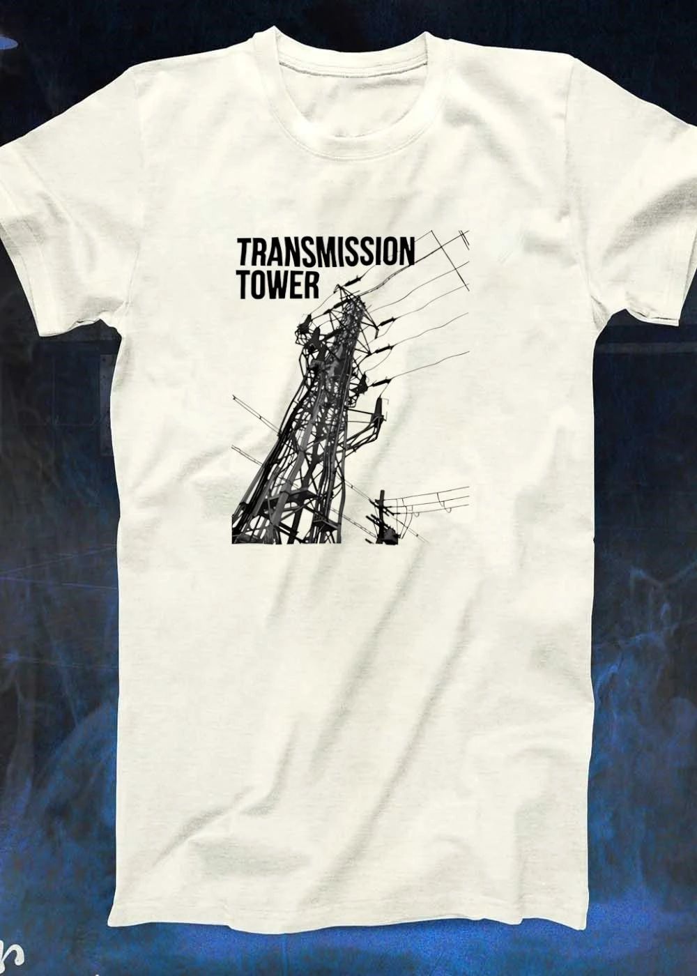 Industrial Electrical Art Transmission Tower T-Shirt