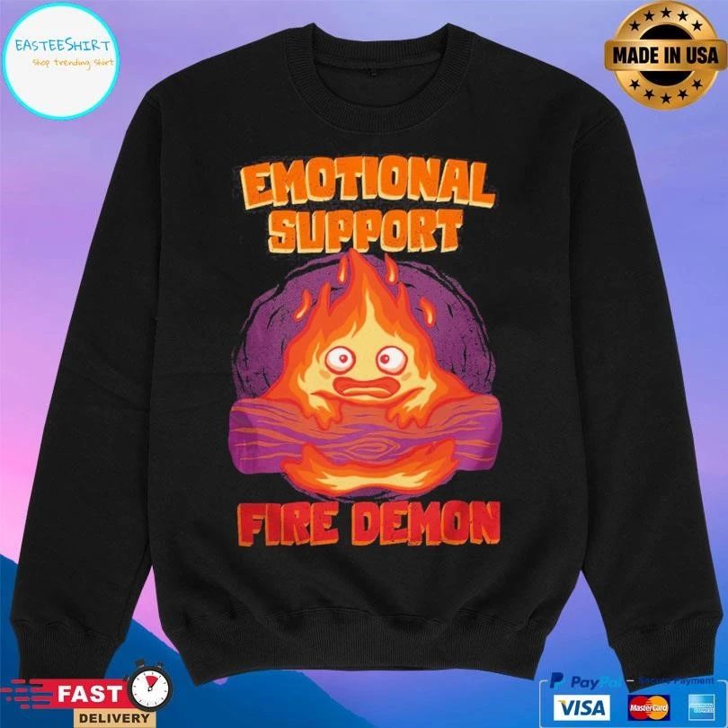 Emotional Support Fire Demon T-shirts