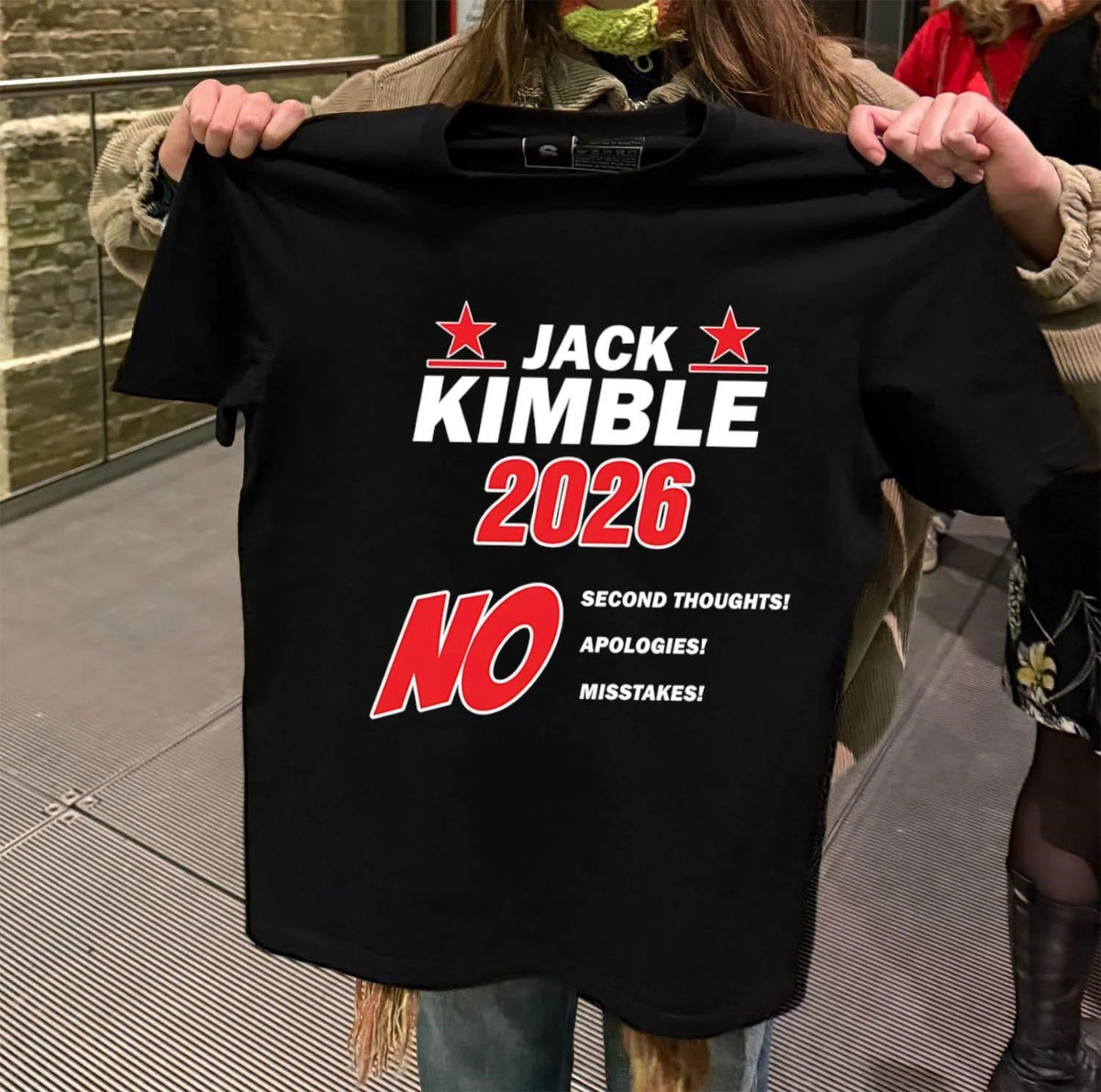 Jack Kimble 2026 No Second Thoughts No Apologies Mistakes shirt