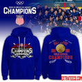 Original Usa Women Hockey 2026 National Ice Olympic Gold Medal Champions Logo Two Sided Shirt