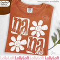 Soft Floral Nana Cute Comfort Tee