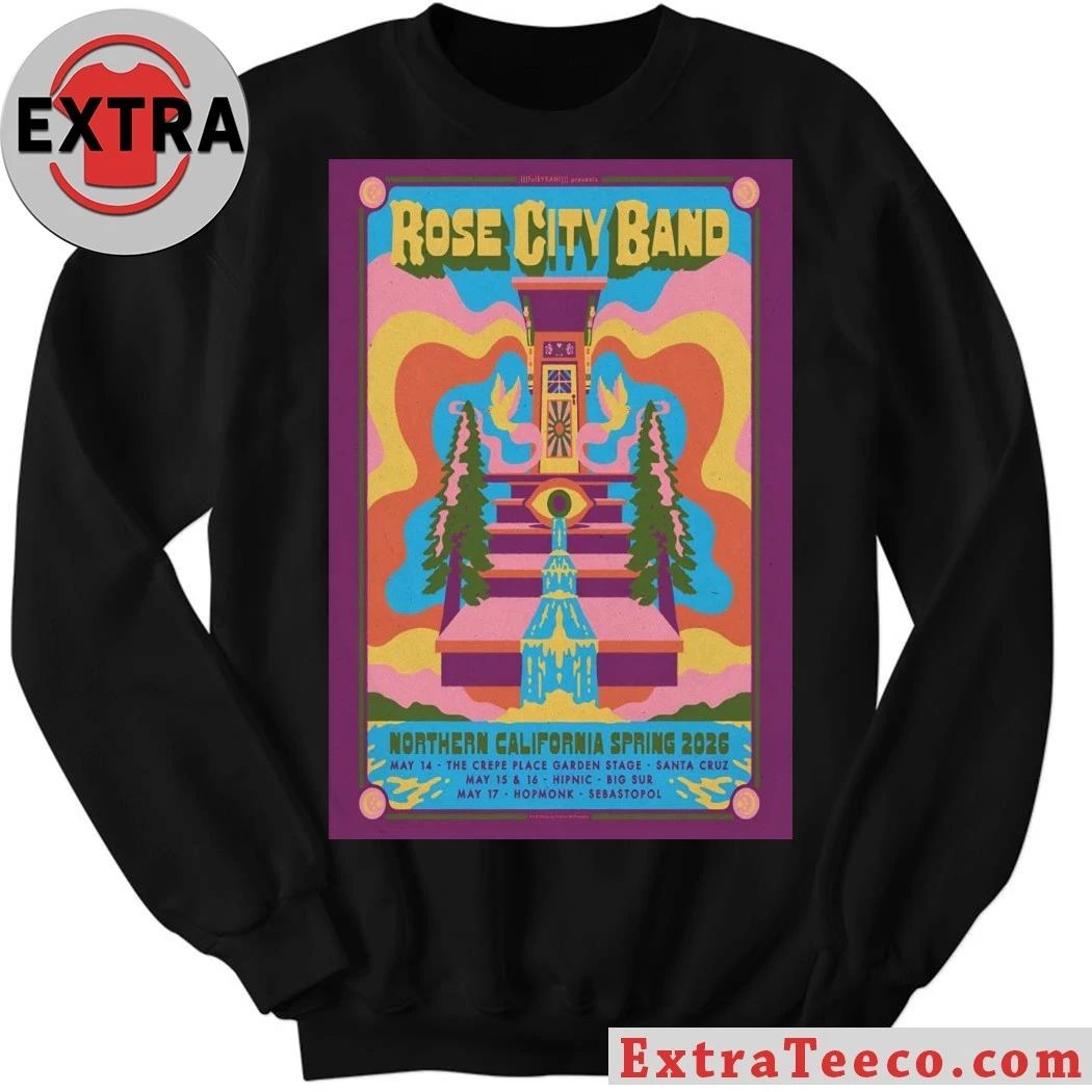 Poster Rose City Band Northern California Spring Shirt