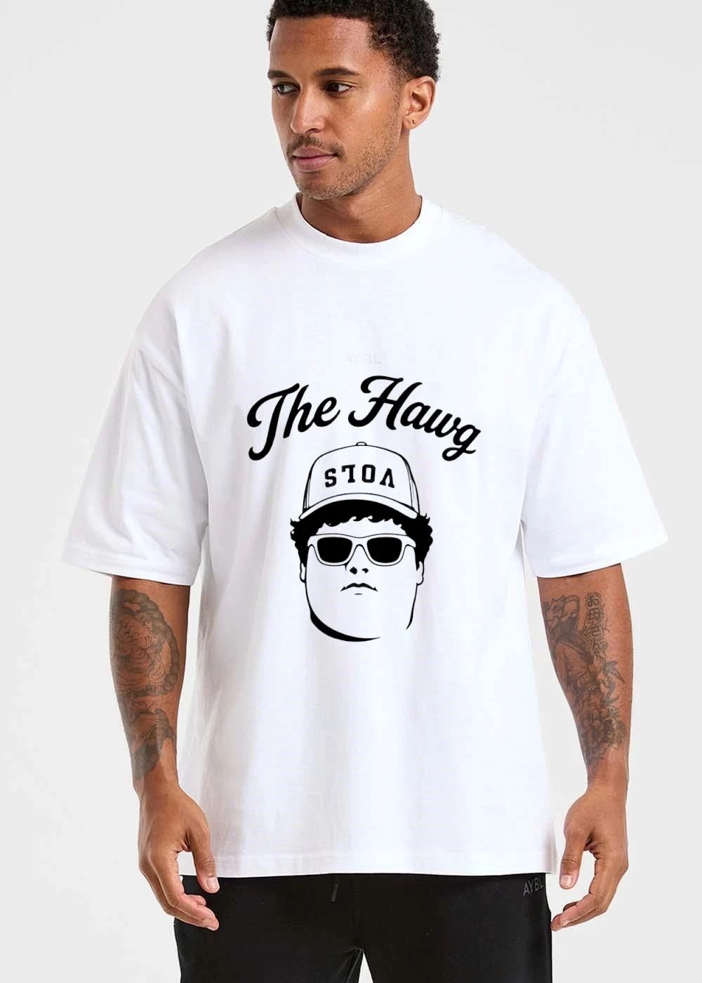 The Hawg Stoa Line Art Portrait Man Wearing Sunglasses shirt