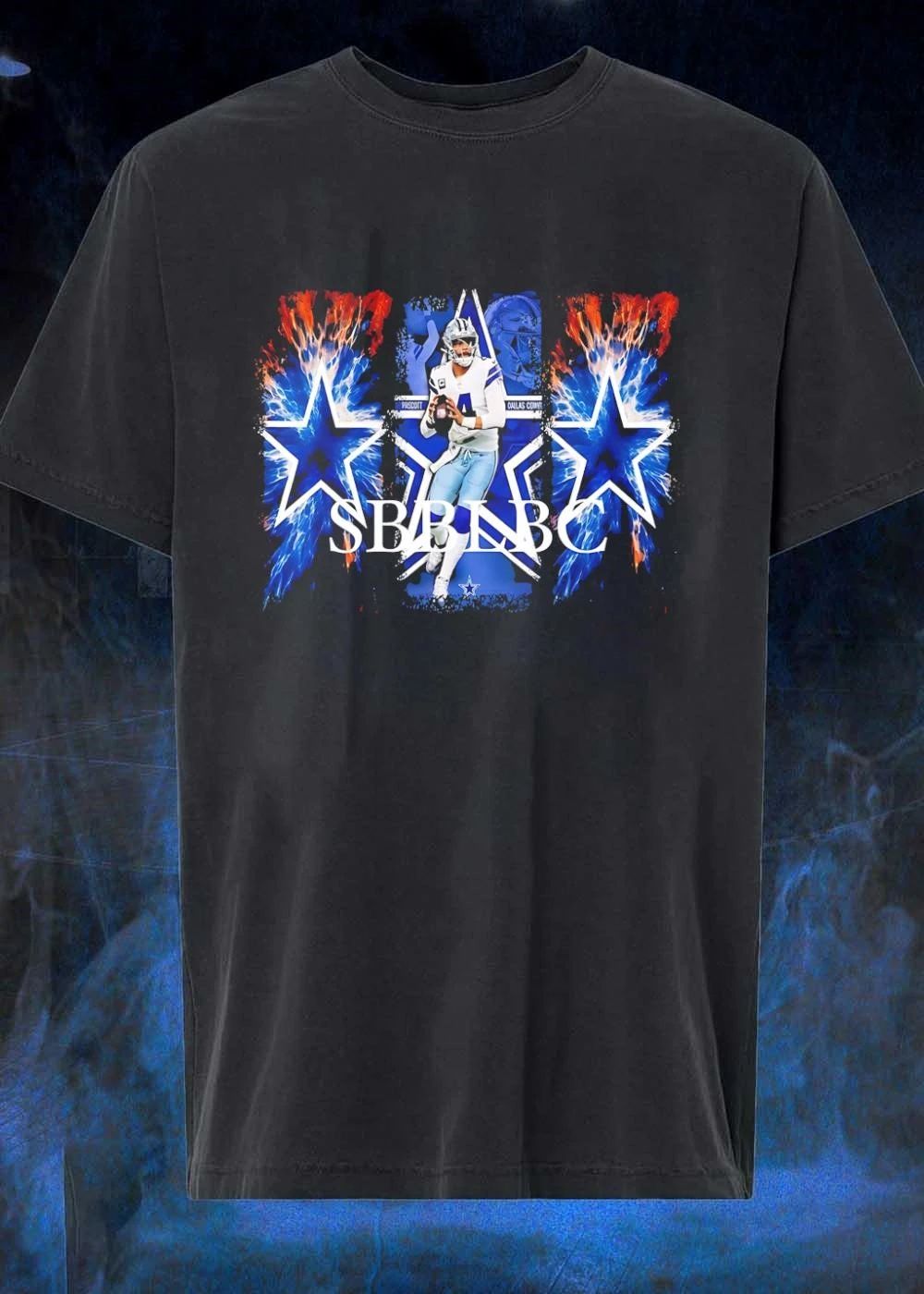 Prescott Passing Dallas Cowboys SBB LBC T-Shirt