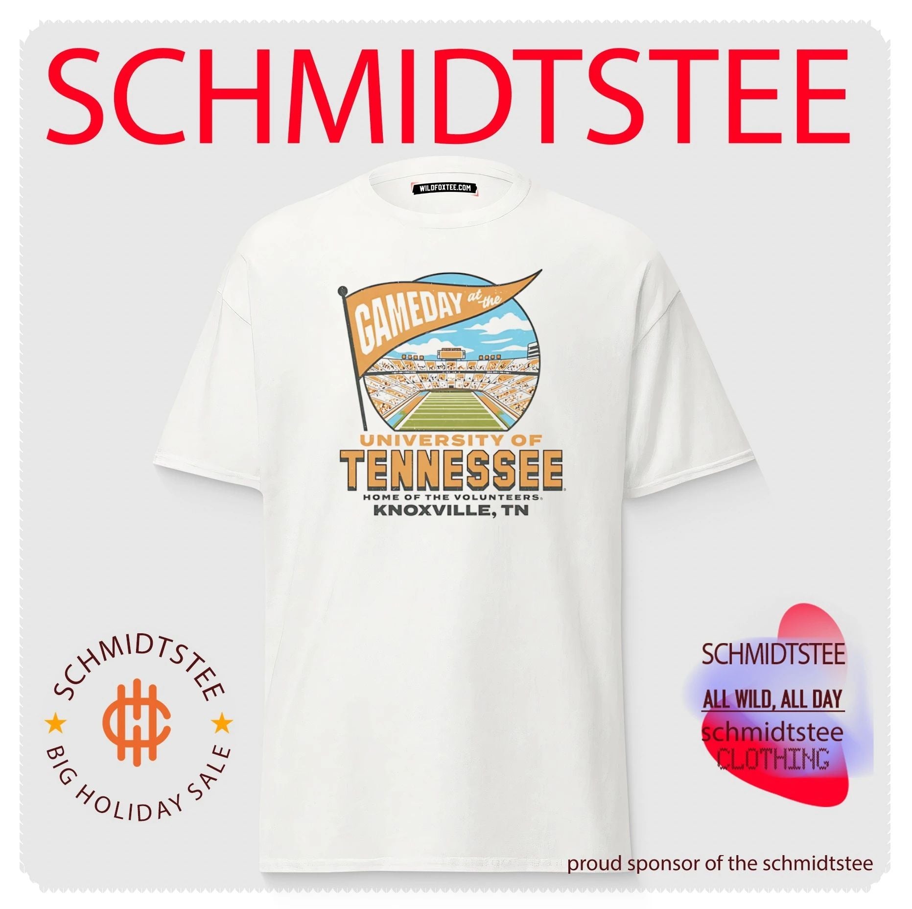 Gameday at the University of Tennessee Volunteers Stadium Banner shirt