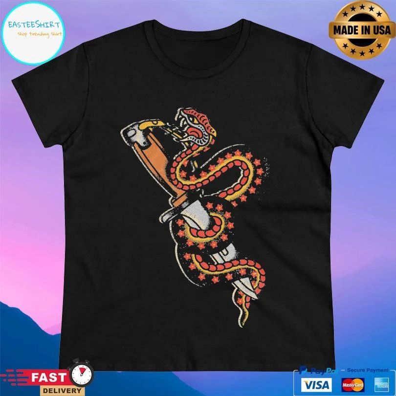 Third Pin Threads Snake Bayonet T-shirts