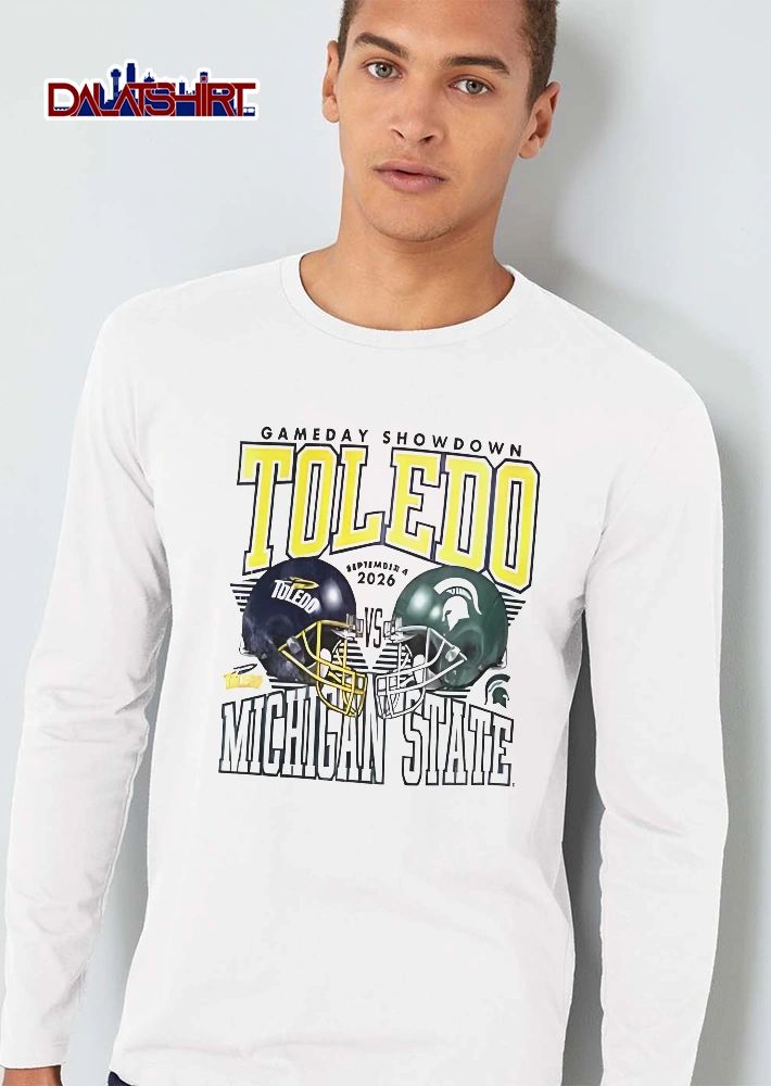Toledo Rockets Michigan State Spartans NCAA Gameday Showdown September 4 2026 Vs Opposing Football Helmets shirt
