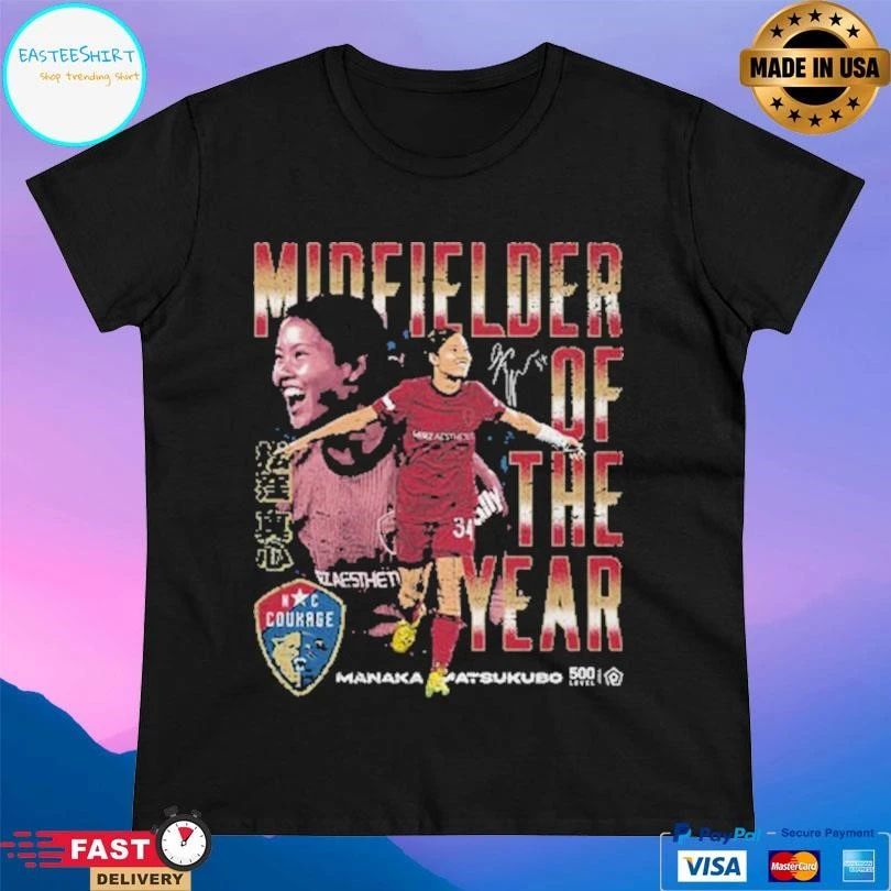 Manaka Matsukubo North Carolina Courage 2026 Midfielder Of The Year T-shirts