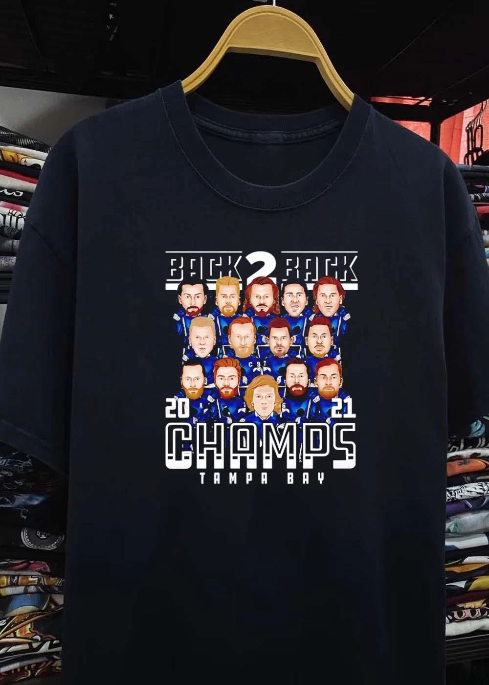 Tampa Bay Lightning Back 2 Back 2021 Champs Shirt