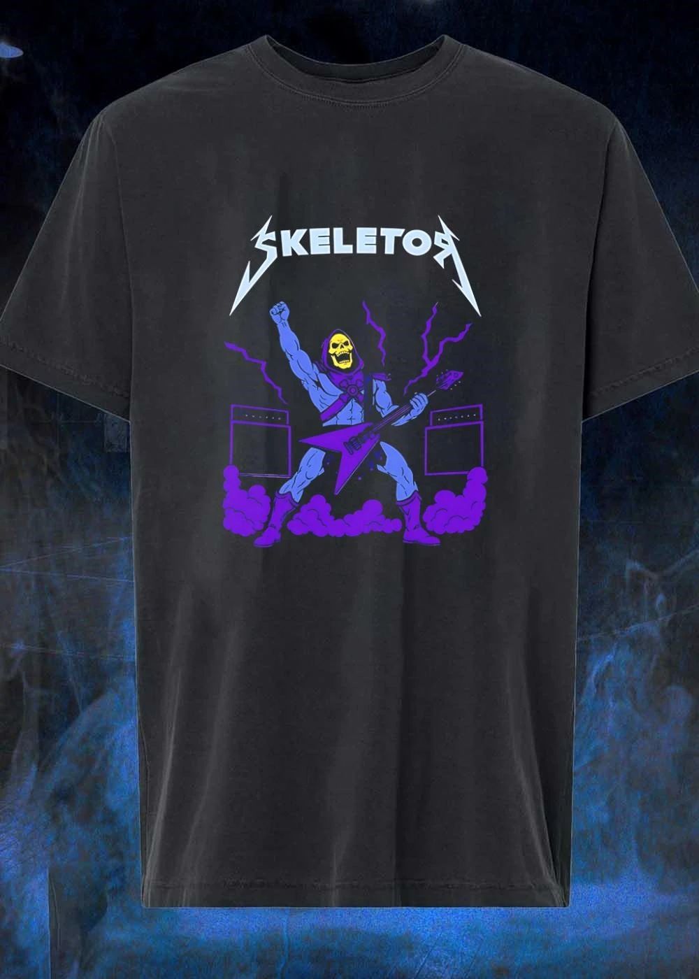 Masters of the Universe Skeletor Playing Guitar SKELETOR Rock Metal shirt