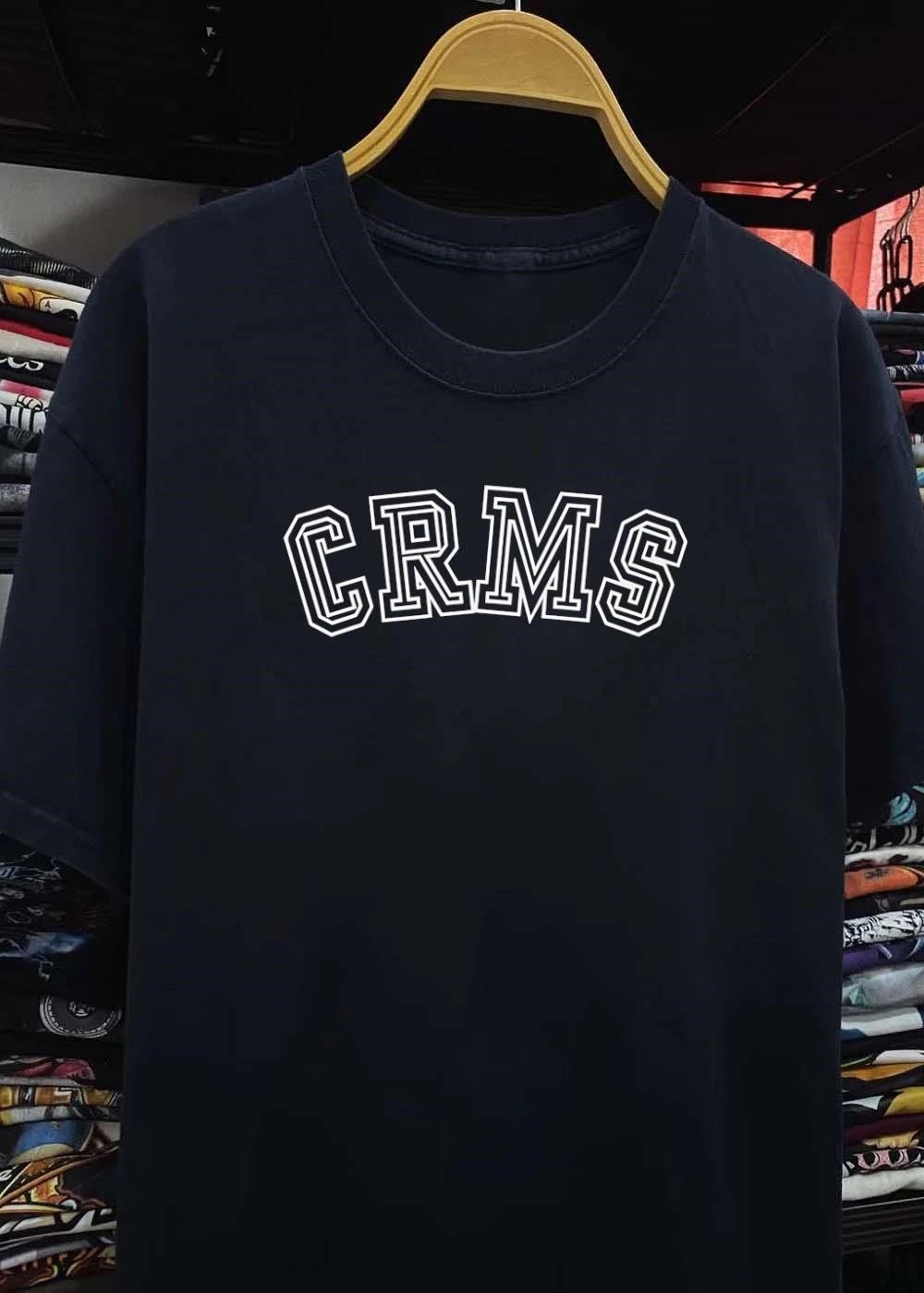 CRMS Varsity Font Black Lettering Custom Team Shirt
