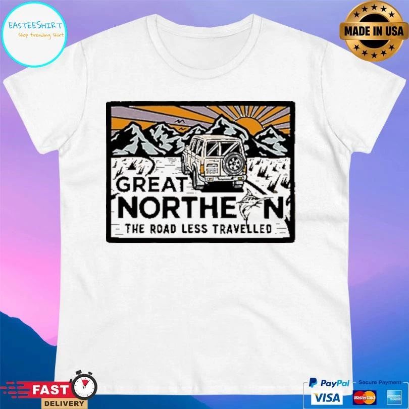 Great Northern The Road Less Travelled T-shirts