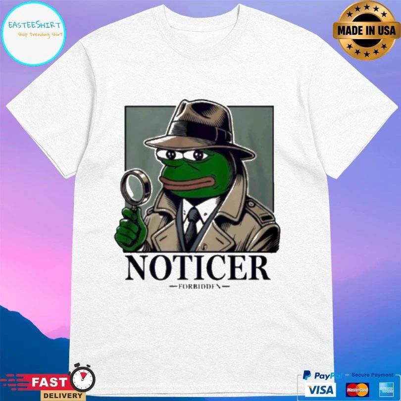 Noticer Pepe Forbidden Frog T-shirts