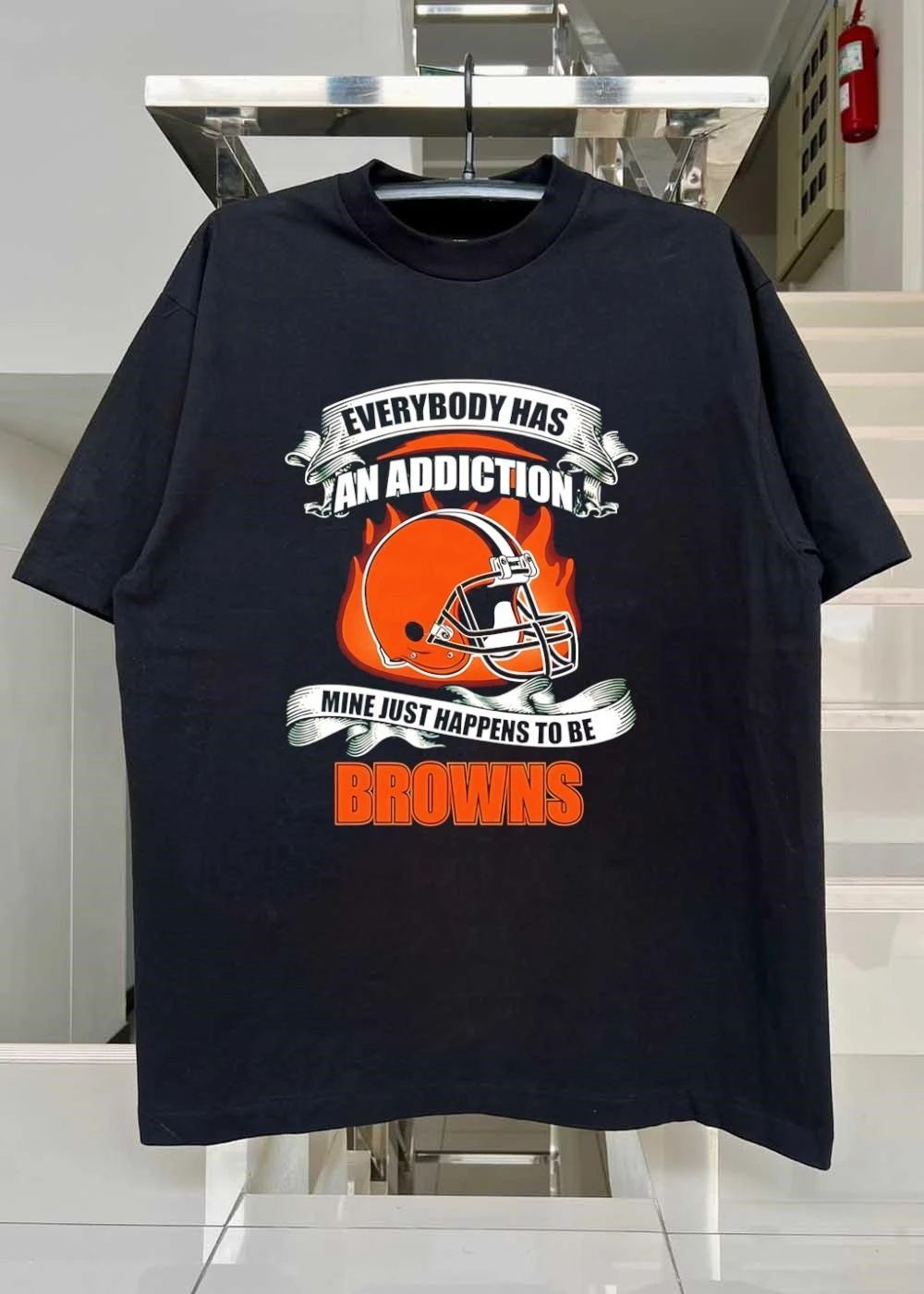 Cleveland Fan Gear Everyone Has an Addiction Mine Just Happens to be Browns T-Shirt