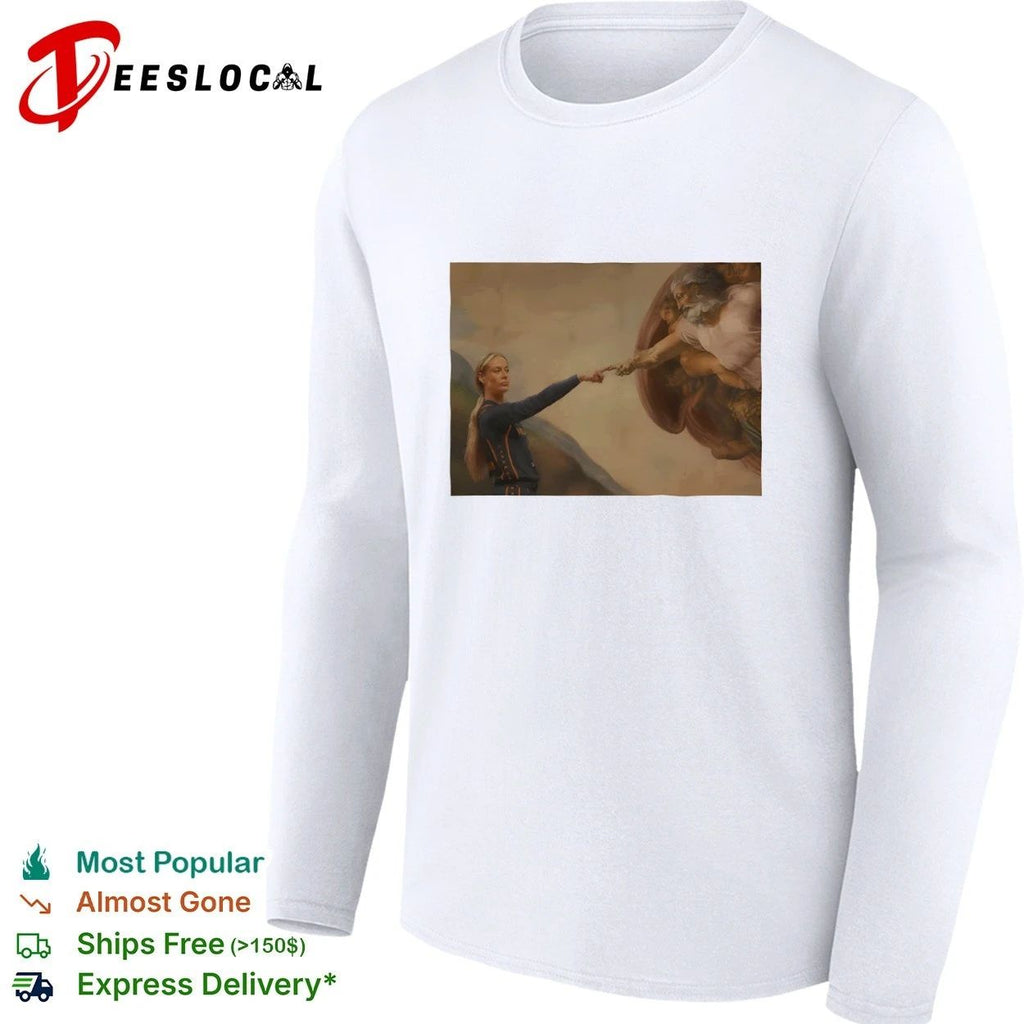Caitlin Clark The Creation of Adam Indiana Fever T-shirt