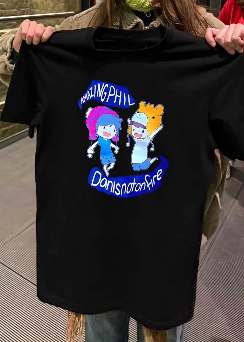 Amazing Phil and Danisnotonfire Characters Jumping shirt