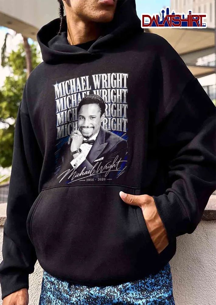 Michael Wright 1956 2026 Smiling Tuxedo Bow Tie Portrait Bootleg shirt