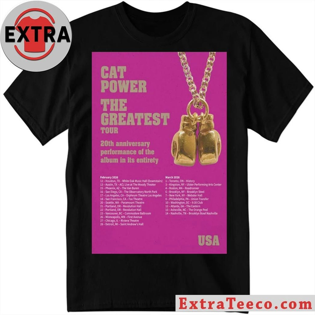 Poster CAT POWER Mar 10 2026 Washington, DC Shirt
