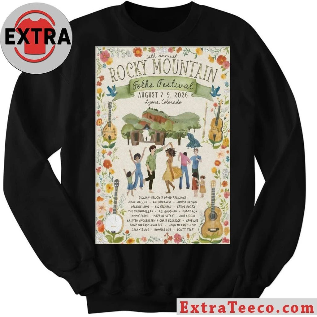 36th Annual Rocky Mountain Event Lyons CO On Aug 7-9 2026 Poster Shirt