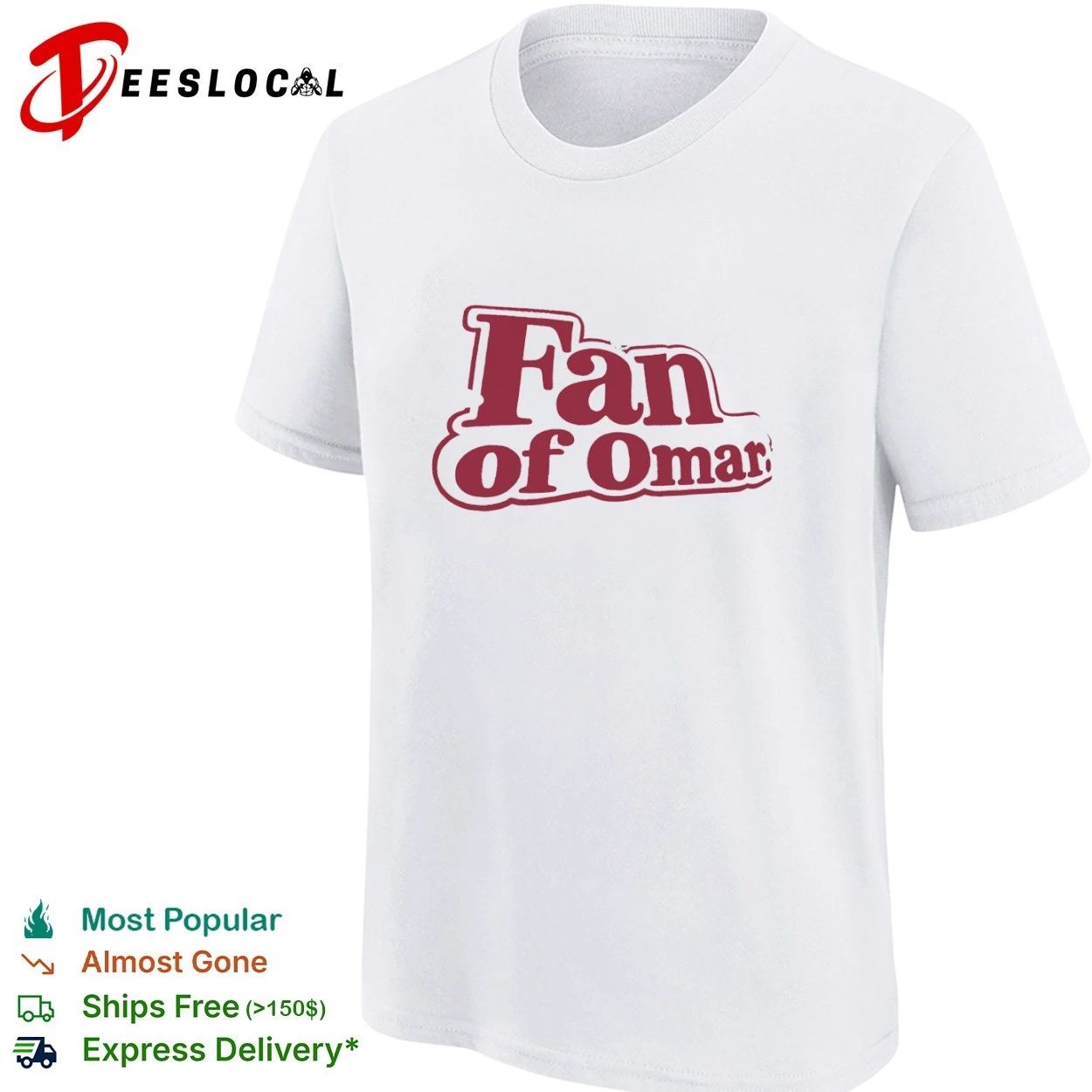 Fan of Omar Appreciation Name Personalized T-shirt