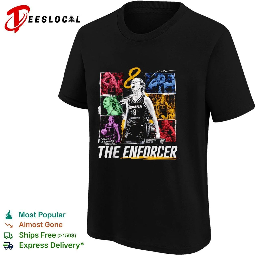 Sophie Cunningham Indiana Fever The Enforcer Leave a Legacy T-shirt
