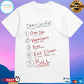 Death List Five Tarantino T-shirts