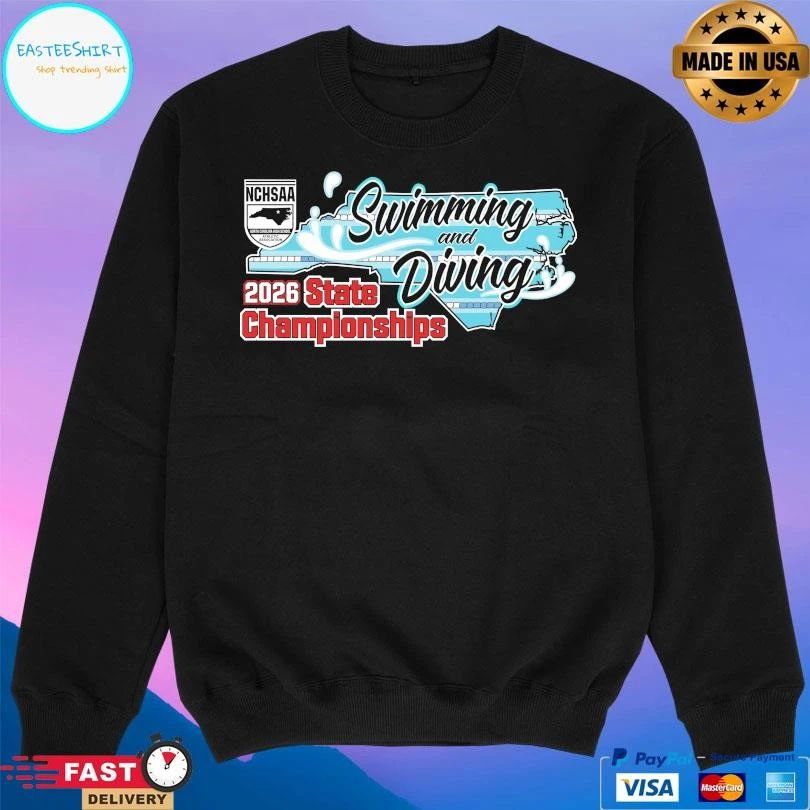NCHSAA Swimming And Diving State Championships 2026 T-shirts