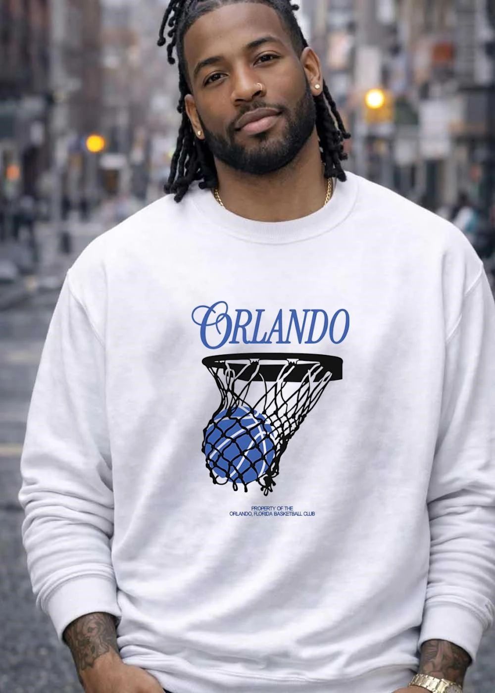 Property of the Orlando Florida Basketball Club Orlando Basketball Net shirt