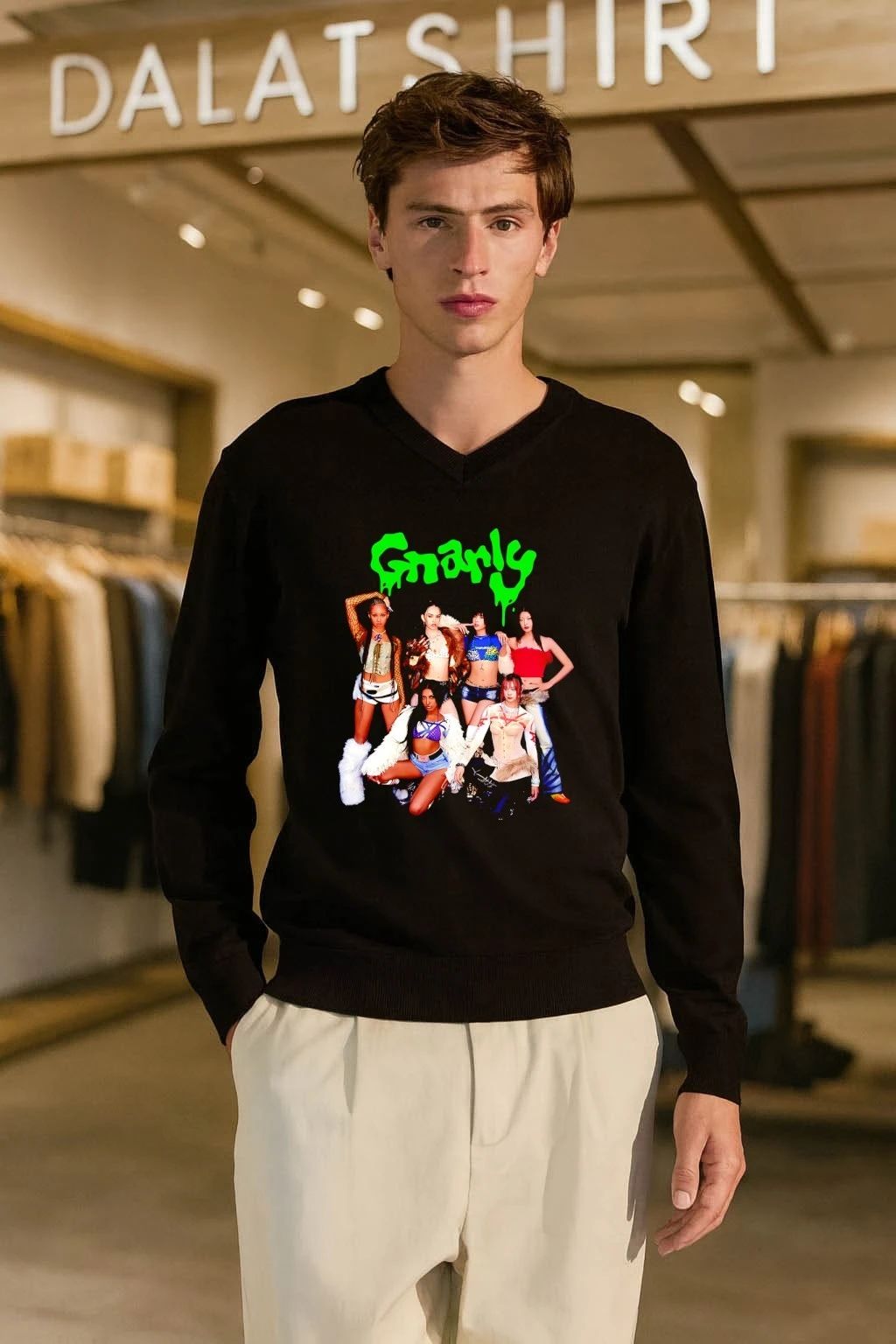 Gnarly six members K-pop inspired girl group music band fans Gnarly shirt